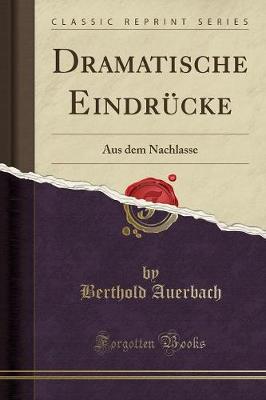 Book cover for Dramatische Eindrücke