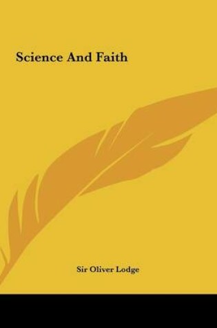 Cover of Science and Faith