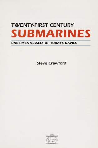 Cover of Twentyfirst Century Submarines