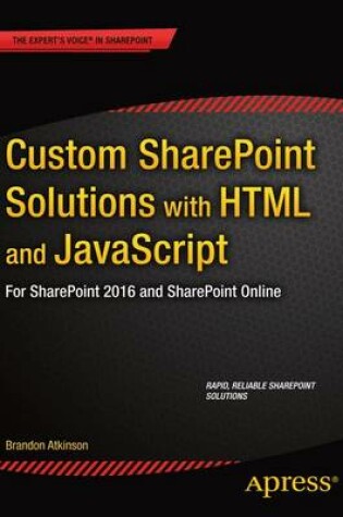 Cover of Custom SharePoint Solutions with HTML and JavaScript