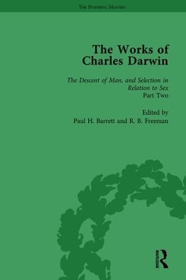 Book cover for The Works of Charles Darwin: v. 22: Descent of Man, and Selection in Relation to Sex (, with an Essay by T.H. Huxley)
