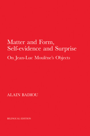 Cover of Matter and Form, Self-Evidence and Surprise