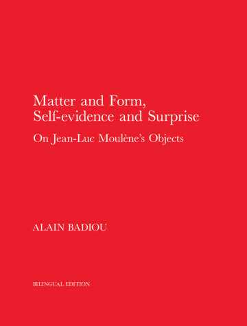 Book cover for Matter and Form, Self-Evidence and Surprise