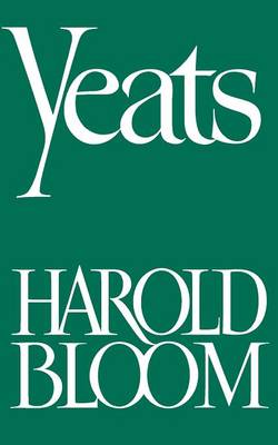 Book cover for Yeats