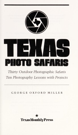 Book cover for Texas Photo Safaris