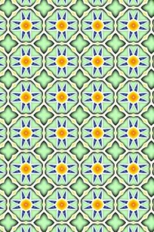 Cover of Flower Mosaic Tile Journal Notebook - Sketchbook