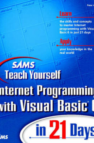 Cover of Sams Teach Yourself Internet Programming with Visual Basic in 21 Days