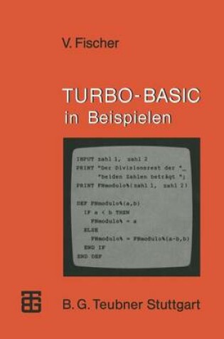 Cover of Turbo-Basic in Beispielen