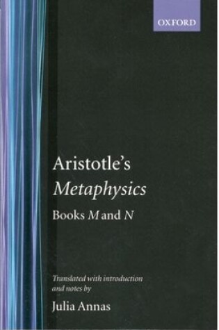 Cover of Metaphysics Books M and N