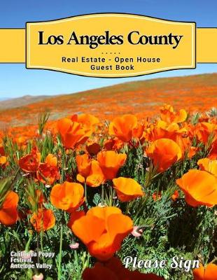 Book cover for Los Angeles County Real Estate Open House Guest Book