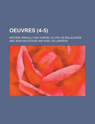 Book cover for Oeuvres (4-5 )