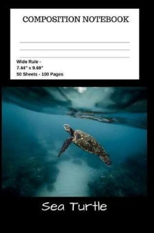Cover of Sea Turtle Composition Notebook