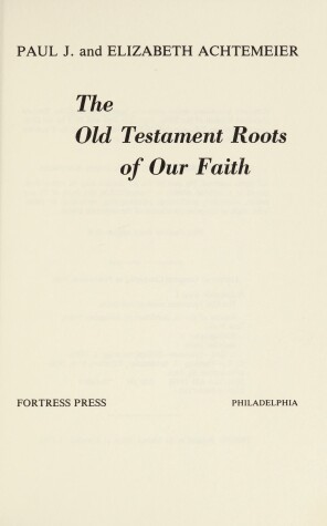 Book cover for Old Testament Roots of Our Faith