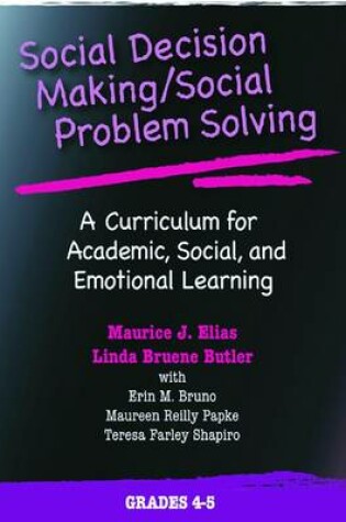 Cover of Social Decision Making/Social Problem Solving (SDM/SPS), Grades 4-5