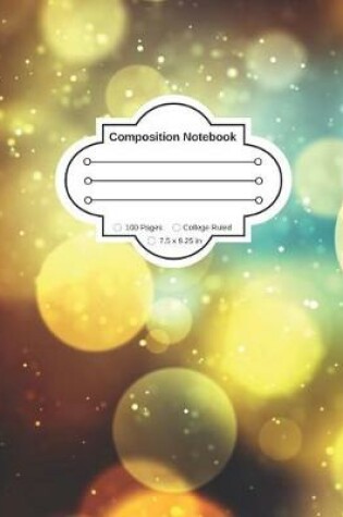 Cover of College Ruled Composition Notebook