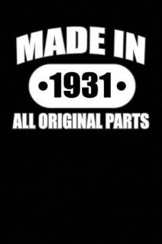 Cover of Made in 1931 All Original Parts
