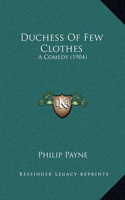 Book cover for Duchess of Few Clothes