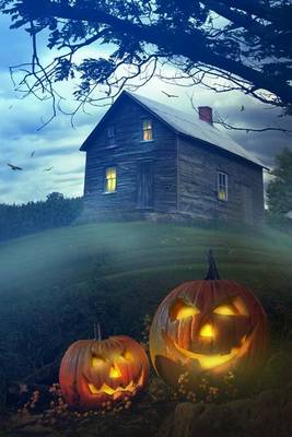 Book cover for A Haunted House and a Pair of Lit Pumpkins