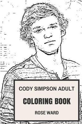 Book cover for Cody Simpson Adult Coloring Book