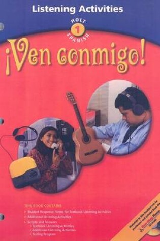 Cover of Holt World Languages Destination Communication: Ven Conmigo!; Holt Spanish 1