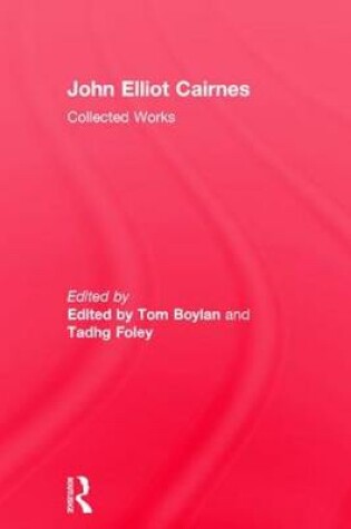 Cover of J E Cairnes Collected Works V1