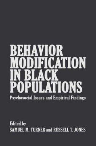 Cover of Behavior Modification in Black Populations