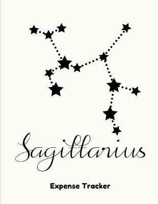 Book cover for Sagittarius Expense Tracker