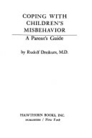 Cover of Coping with Child Misbehavior