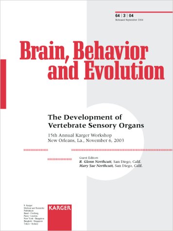 Cover of The Development of Vertebrate Sensory Organs