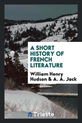 Book cover for A Short History of French Literature