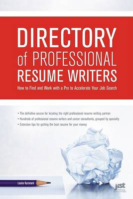 Book cover for Directory of Professional Resume Writers