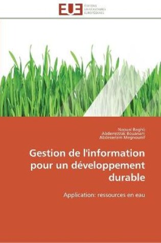 Cover of Gestion de l'information pour un developpement durable