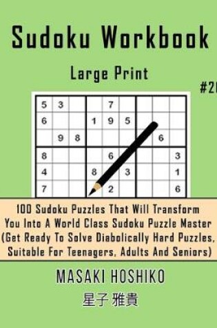 Cover of Sudoku Workbook-Large Print #20