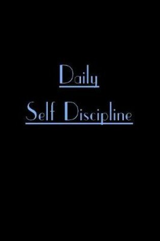 Cover of Daily Self Discipline