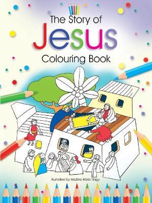 Book cover for The Story of Jesus Colouring Book