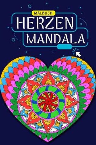 Cover of Hearts Mandala Malbuch