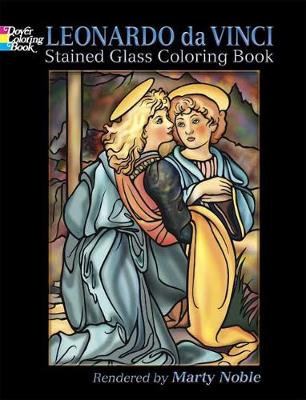 Book cover for Leonardo da Vinci Stained Glass Coloring Book