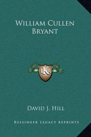 Cover of William Cullen Bryant