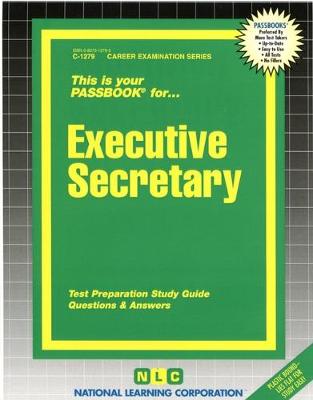 Book cover for Executive Secretary