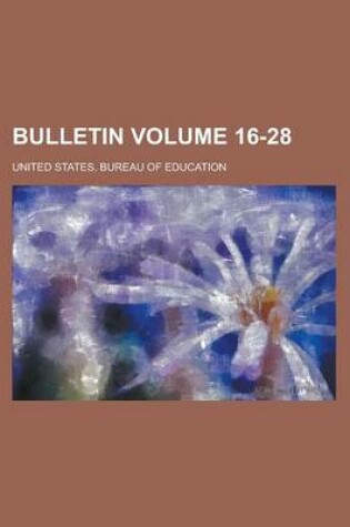 Cover of Bulletin Volume 16-28