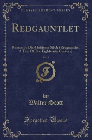 Cover of Redgauntlet, Vol. 3