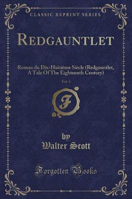 Book cover for Redgauntlet, Vol. 3