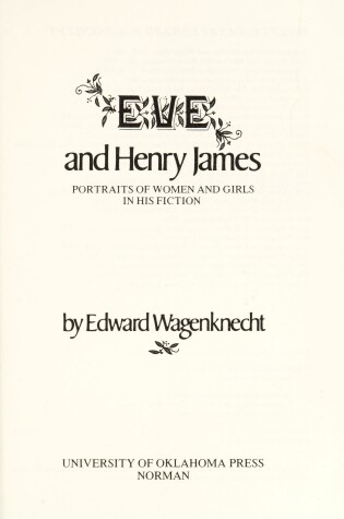 Cover of Eve and Henry James