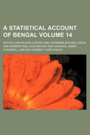 Cover of A Statistical Account of Bengal Volume 14