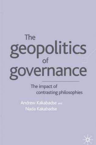 Cover of Geopolitics of Governance