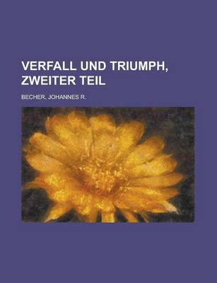 Book cover for Verfall Und Triumph, Zweiter Teil