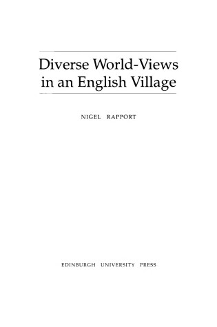 Cover of Diverse World Views in an English Village