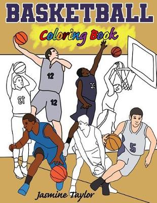 Book cover for Basketball Coloring Book