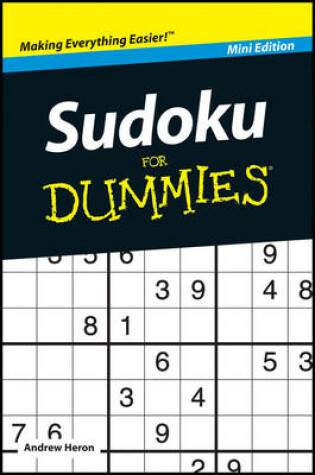 Cover of Sudoku for Dummies, Mini Edition