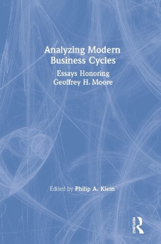 Cover of Analysing Modern Business Cycles